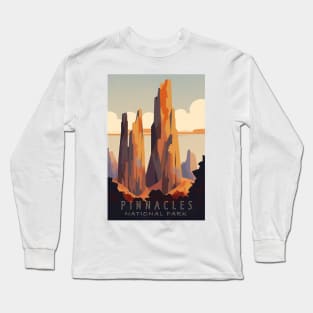 Pinnacles National Park Travel Poster Long Sleeve T-Shirt